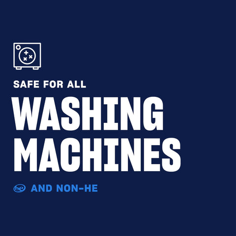 Smells Like Clean Laundry HE Ultra Concentrated Liquid Detergent For 80 Loads text safe for all washing machines image