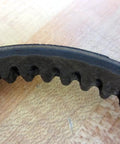 Close-up of 3VX800 Narrow Section Molded Notch V Belt 80 Inch OC Three Eighths Inch Top Width Built Tough Heavy Duty Industrial Drive Belt