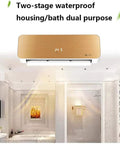 No Hassle Kickin Wall Mounted Space Heater With Remote Timing 3000 Watt Electric Radiator waterproof bathroom heater with digital display.