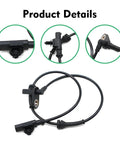 Straight Swap Rear Abs Wheel Speed Sensor Plug And Play Anti Lock Brake Sensor 3630050U2010 for Heyue models showing connectors and flexible cables.