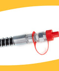 Industrial Grade 10 Ton Hydraulic porta power pack hose with chrome fittings for truck and farm auto repair.