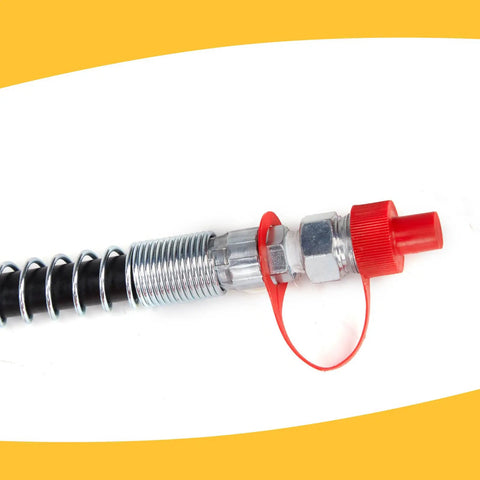 Industrial Grade 10 Ton Hydraulic porta power pack hose with chrome fittings for truck and farm auto repair.