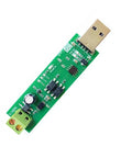 USB To MBUS Slave Module For FC722 Chip Debugging, Low Leakage Current, Industrial Rate 300 9600 BPS, Adjustable Bus Voltage 12V To 42V, 5V And 3.3V Regulated Output, Stable UART Communication MBUS Debugging Accessory on green PCB with USB and terminal block