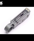 Universal Coax Cable Stripper Tool For RG6 RG8 RG58 RG59 RG8X LMR200 LMR240 And Similar Coax Cables, double blade design