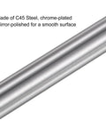 2 Pack 8mm x 330mm Linear Motion Rod Shaft Guide Chrome Plated Steel High Precision Rail For 3D Printers And DIY Tools