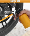 GAOLAOSY metal oil can with straight and flexible spout, 250ml pistol pump oiler for cars, bikes and machines.
