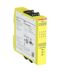 BSR11 24VDC Safety Relay For Industrial Automation With 24VDC Supply Durable Construction For Manufacturing Systems And Control Panels Built Tough For Rugged Environments With Safe Reliable Signal Switching, yellow DIN rail module