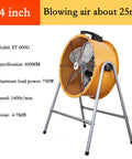 Tough As Nails Metal Industrial Floor Fan With Adjustable Tilt Stand 24 Inch Commercial Electric Air Mover for high speed ventilation.