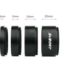 Dual Sided Extension Tube Kit M42x0.75 and T2 Threads for Astro Photography, 5mm 10mm 15mm 20mm Lengths, Fully Metal Anodized Aluminum
