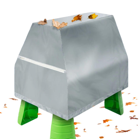 All-Weather Outdoor Furniture Cover for Backyard and Patio on a play table with autumn leaves, waterproof dustproof shelter