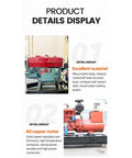 Heavy Duty Portable Generator For Home Backup And Job Sites Quiet Beast Mode Industrial Grade Power That Keeps Homes Running And Pros On Schedule For Daily Use Ready To Roll, red alloy engine body