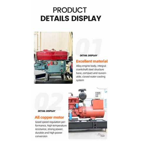 Heavy Duty Portable Generator For Home Backup And Job Sites Quiet Beast Mode Industrial Grade Power That Keeps Homes Running And Pros On Schedule For Daily Use Ready To Roll, red alloy engine body