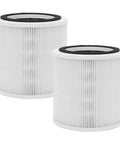 2 Pack Replacement Filter for H7126 Mini Air Purifier 3 in 1 True Air Filter with Activated Carbon and Pre Filter Compatible