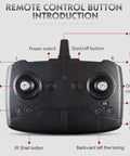 Remote control for Leopard IIA5 RC Battle Tank 1/24 Scale With Infrared Combat And BB Shooting, button introduction.