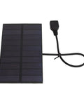 1.5W 5V Flexible Mini Solar Panel With USB Interface for portable charging and DIY projects, 138x82mm solar panel