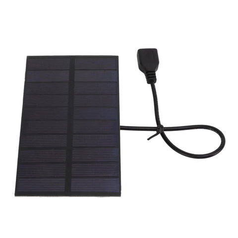 1.5W 5V Flexible Mini Solar Panel With USB Interface for portable charging and DIY projects, 138x82mm solar panel