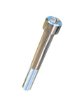 Pack Of Three 3/8 16 By 3 Inch Unc Socket Head Cap Screws Forged From Pure Grade 2 Titanium with polished finish.