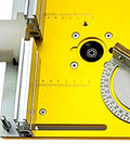 Pro Grade Router Table Insert Plate Workbench Upgrade Kit For Table Saw Wood Router Milling Base close-up of CNC milled aluminum surface.