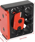 Top Shelf Dowel Jig Kit With 8 Adjustable Holes For Flawless Joints Fast equipped with aluminum guide and precise carbide blades