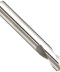 YG-1 2321L spotting drill bit, HSS, bright uncoated, straight shank, 1/2 in diameter, angled view