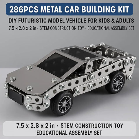 Stainless Steel Model Car Kit For Adults A Do It Yourself 3D Puzzle And Mechanical Engineering Toy That Feels Gearhead Vibe