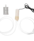 No Sweat 5V USB Portable Sump Water Pump That Handles Balcony And Terrace Flooding Like A Champ Compact Plastic Transfer Pump with filter and tubing