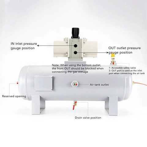 Gas Booster Pump With Pneumatic Valves And Air Cylinder For Industrial Use No Electricity Needed Pro Grade Air Powered Pressure Amplifier