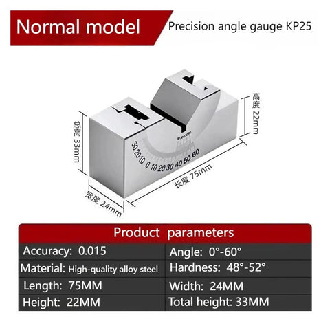 Precision 90 Degree V Block With Adjustable Vice Grip Clamp For CNC Milling Machine Works Perfectly For Angles Up To 60 Degrees And Holds Heavy Parts Secure During Bevel Cutting Without Needing Shims Ever Again, shown with dimensions.