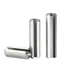 Heavy Duty Stainless Steel Spring Dowel Roll Pins M4 to M8 Assortment Pack of 1467, shown in close-up view for gears and pulleys.
