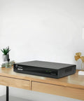 8 Channel 1080P Hybrid DVR Security Recorder With 2TB Hard Drive, Plug And Play With 2MP And 5MP TVI AHD CVI CVBS RS485 PTZ And IP Cameras on desk