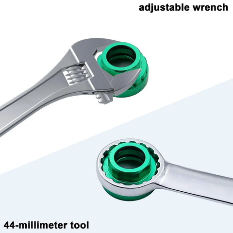 12 Speed Front Direct Mount Chainring Removal Tool for MTB and Road Cranksets CNC Machined Lock Ring Installer with wrench