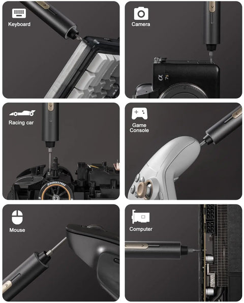 Tiny But Mighty Ultra Mini Cordless Electric Screwdriver With 0.6 Nm Torque and 270 RPM NeoPulse Motor used on electronics
