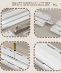 Installation guide for Heavy Duty Dual Aluminum Sliding Door Track With Hella Smooth Gliding Rails for ceiling-mounted barn doors.