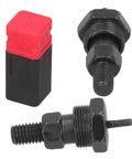 Genuine Alloy Steel Hand Rivet Tool Set Spare Parts Kit With Mandrel And Nose Piece Head Tips For M3 Manual Nut Rivet Guns Including Rivnuts And Nutserts Accessories That Are Totally Awesome, M3 alloy steel mandrel tips