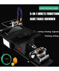Heavy Duty Badass 1850W Portable Table Saw Station Built Tough For Knockout Jade Cutting Carving And Polishing Smooth All In One multifunctional jade table grinder with cutting and polishing features.