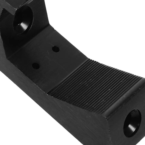 No More Squeaks Wood Floor Repair Kit With Aluminum Alloy Screws For Five Eighths Inch Or Thicker Boards Easy Gap Fixer For Home And Office Use Reinforce And Restore Hardwood Floors black metal repair bracket close-up
