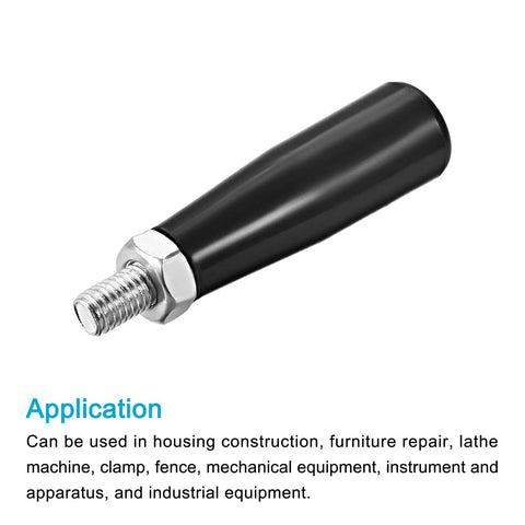Beefy Clamping Handle Screws Knobs Set 2 Pack M8x47mm Metal Tapered Grip For Housing Construction Lathe Machine And Industrial Equipment