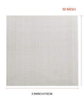 Stainless Steel 50 Mesh Micron True Filtration Screen 3.94 X 3.94 Inch Fine Wire Filter Pack Of 3, 304 stainless steel mesh screen