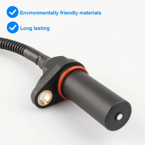 Crankshaft Position Sensor Replacement For Hyundai And Kia Drop-In Plug And Play Direct Fit 391802B000 39180-2B000 close-up with cable
