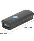Mini 2D Wireless Barcode Scanner With 3 In 1 Connectivity Bluetooth 2.4GHz USB 2.0 Wired For iOS And Android Fast Scan Stable Connection Pocket