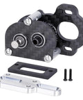 Upgrade Your 10 Scale RC Crawler Build With This Cool LCG Right Motor Gearbox Transmission Featuring A Super Lightweight CNC Aluminum Housing And Smooth Metal Gears For Epic Crawling Adventures. CNC aluminum gearbox with smooth metal gears, designed for 1/10 scale RC crawlers.