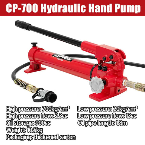 Heavy Duty Single Acting Hydraulic Jack With Auto Retract Mechanism Built Savage And Tough To Crush Up To Sixty Tons Comes With Solid Hand Pump For Pro Riggers Welders And Auto Shops