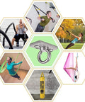 Level Up Your Daily Routine With These Rock Solid 2 Pack Wall And Ceiling Mount Brackets For Battle Ropes Gymnastic Rings Home Gym Straps And Hammocks Backing A Beefy 2800 Pound Load, featuring a stainless steel mount and various exercises.
