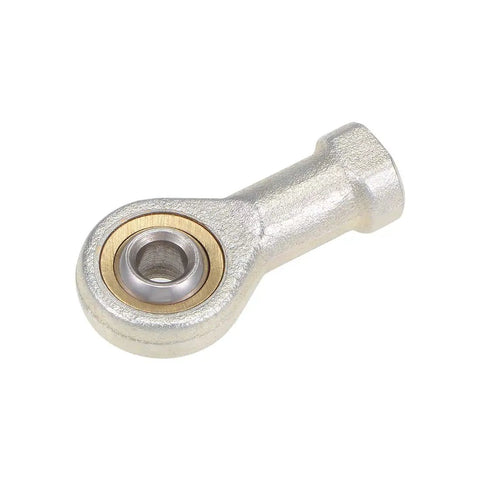 6mm Rod End Bearing With M6x1.0 Left Hand Thread, Female Ball Joint, 4 Pack For Machinery And Automation, Spherical Joint In Carbon Steel Housing, Built Tough For Hydraulic Cylinders.