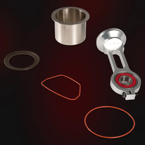 Oil Free Air Compressor Piston And Connecting Rod Replacement Kit For Sears Craftsman Dewalt Porter Cable Devildiss Pumps Heavy Duty Build Fits A Wide Range Of Models And Comparable To KK-4835 KK-5081 A02743