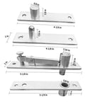 Heavy Duty Hidden Door Pivot Hinges For Wood Doors Stainless Steel Invisible Pivot Hinge With 360 Degree Rotation For Secret Doors And Bookshelves Sleek Durable Pivot Hardware For Seamless Swing