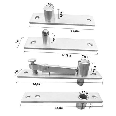 Heavy Duty Hidden Door Pivot Hinges For Wood Doors Stainless Steel Invisible Pivot Hinge With 360 Degree Rotation For Secret Doors And Bookshelves Sleek Durable Pivot Hardware For Seamless Swing