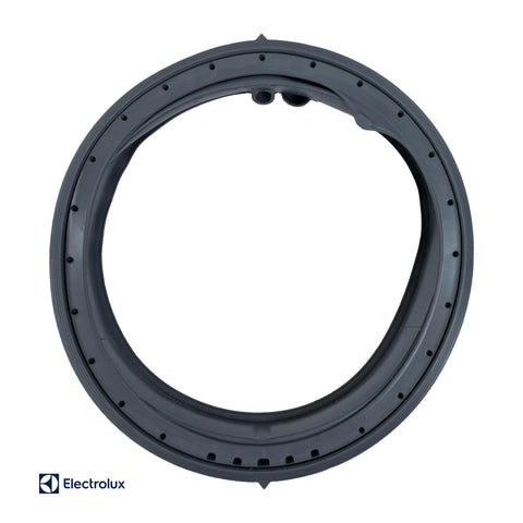 Door Boot Seal Bellows Kit For Front Load Washing Machines Gray Replacement Gasket shown flat against white background