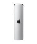 Siri Remote Third Gen For 4K TV Box with Sleek Touch Clickpad Outer Ring Navigation, back view with Apple logo