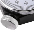 Shore Type A Durometer Hardness Tester Go-To Tool For Rubber Plastic Tire Leather And Wax Waterproof Alloy Shell With Easy Read A Scale Meter For Precise Measurements close-up of black alloy dial and knob